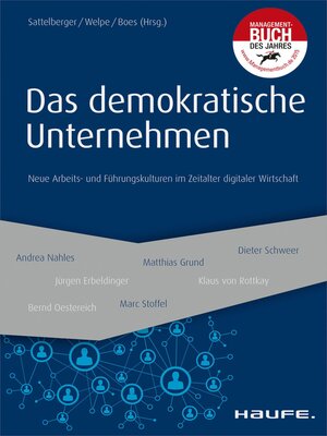cover image of Das demokratische Unternehmen